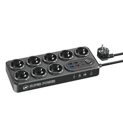 Produžni kabl Moxom MX-ST22, Crni