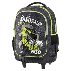 Sazio Neo Ranac sa točkićima za dečake T-Rex 1M Urban, 44 x 31 x 18 cm, Tamnosivi