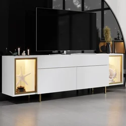 HANAH HOME TV polica Zenith White Gold