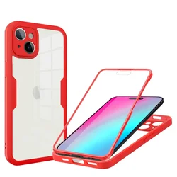 Rdeč Shield 360° ovitek (iPhone 15)