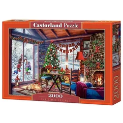 Castor 2000-delna sestavljanka. Božična koča.