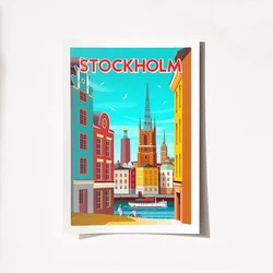 Wallity Poster Stockholm-2014, 21x29,7 cm