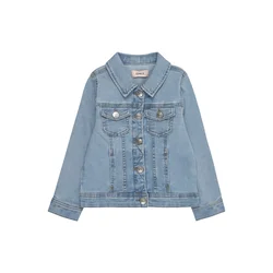 Only Mini Prehodna jakna KMGSARA moder denim