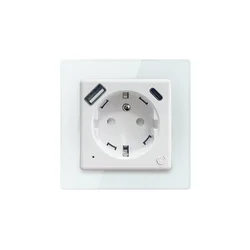 Immax NEO 07544L - Pametna utičnica E 16A/230V + 1x USB-A + 1x USB-C PD 20W Wi-Fi