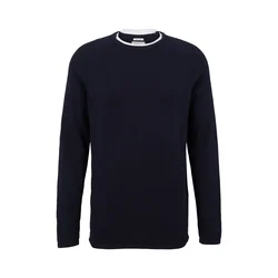 TOM TAILOR DENIM Pulover, modra