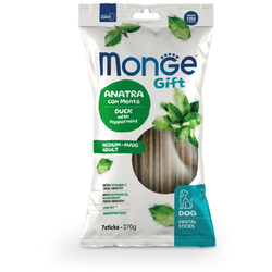 Monge Dental Poslastica za srednje i velike rase, Pačetina sa nanom, 270g