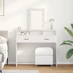 Toaletni stol Bijelo 100 x 41 x 140 cm Konstruirano drvo
