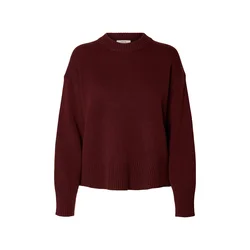 SELECTED Pulover SLFCILLE temno rdeča