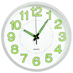 vidaXL 325167  Luminous Wall Clock White 30 cm