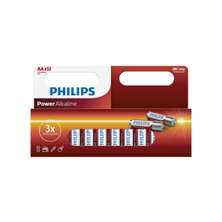 Philips LR6P12W/10 - 12 kmd Alkalna baterija AA POWER ALKALINE 1,5V