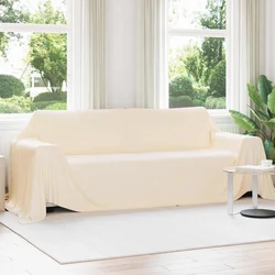 Pokrivači za bacanje 6 pcs Krema 350 x 270 cm Runo