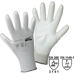 worky worky 1171 fino pletene rukavice, ESD najlon/ugljik-PU najlon/ugljik s PU prevlakom, veličina 11