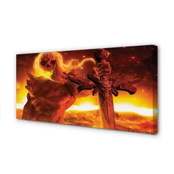 tulup.si Slika na platnu Grozni oblika meča 120x60 cm