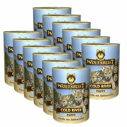 Konzerva WOLFSBLUT Cold River, 12x395 g