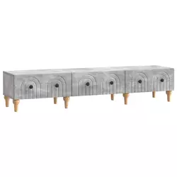 TV ormar Betonska siva 147 x 34,5 x 30 cm Konstruirano drvo