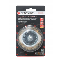 Forsage Ključna krtača za vrtalnik ? 75 mm s 6 mm držalom