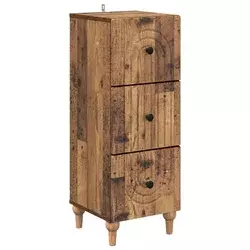 Ormar s ladicama Staro drvo 33 x 34,5 x 90 cm Konstruirano drvo