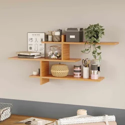 HANAH HOME Zidna polica Genoa Natural