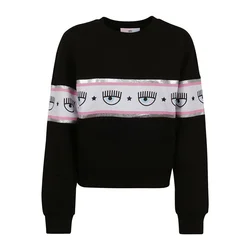 Chiara Ferragni Ženski duks 73CBIT11CFT07-899, Crni
