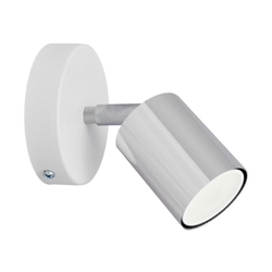 LED Zidna reflektorska svjetiljka TUNE 1xGU10/6,5W/230V mat krom/bijela