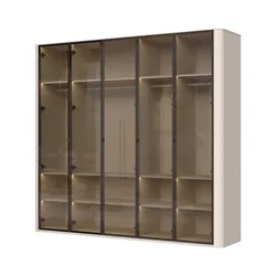 Jela Ormar Rondo P5-5AL/RO, 243x225x56cm, Bež - metalik