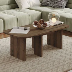 Hanah Home Set stola za kafu, Braon