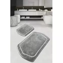 Lessentiel Maison Set 2 prostirke za kupatilo Sivi