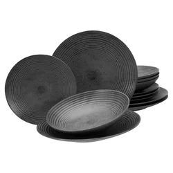 Creatable Jedilni Servis Catania Anthrazit, 12-Delni