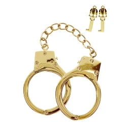 Taboom Luxury BDSM Handcuffs Gold Plated