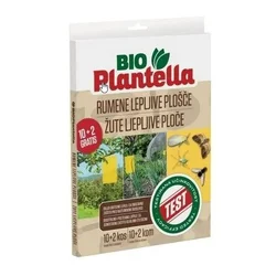 BIO Plantella rumene lepljive plošče 10+2