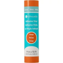 Silhouette Glossy Permanent Vinyl - 22,9 cm x 3 m - Orange