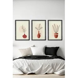 Wallity Slika Ersy3Syhcrv9, 3 dela, 34 x 49 cm