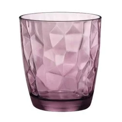 Bormiolli kozarci DIAMOND, 300 ml, vijolični, 6 kosov