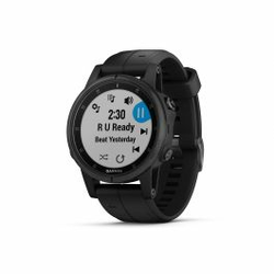 Garmin Fenix 5xPlus Sapphire-black