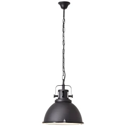Brilliant - Luster na lancu JESPER GLAS 1xE27/60W/230V crna