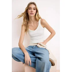 Trendyol Milla Ženska majica TWOSS26AL00027, Bela