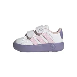 Adidas Patike za devojčice Grand Court Minnie Cf I, KI9443, Belo-ljubičaste