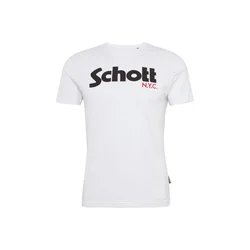 Schott NYC Majica rdeča/črna/bela
