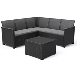 KETER baštenski set ugaoni - 5 seater sa box stolom Emma CU-249595