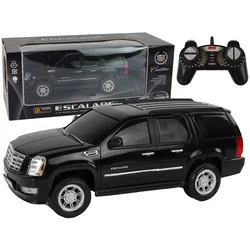 Avtomobil Cadillac Escalade R/C črne luči zvok 1:16