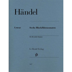 HANDEL:SIX RECORDER SONATAS