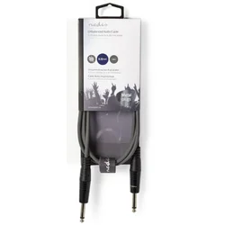 COTH23000GY15 Mono audio kabl, 6.35 mm Muski na 6.35 mm Muski, Nickel Plated, 1.50 m, Okrugli, PVC
