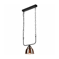 Luster na lancu MARIO 1xE27/60W/230V mesing