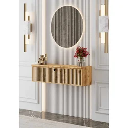 Hanah Home komoda Mimosa 90, 90 cm, atlantski bor