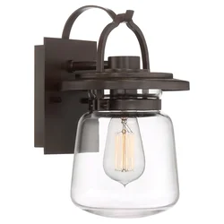 Quintiesse QN-LASALLE-S-WT spoljašnja zidna lampa LASALLE S 1xE27/60W/230V IP44 bronzana