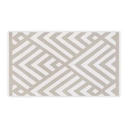 Lessentiel Maison Peškir za plažu 100x180cm Sivo-Beli