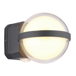 Globo 34157 - LED spoljašnje zidno svetlo ILLI LED/12W/230V IP54 crna
