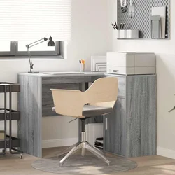 Kutni stol s ladicama Siva Sonoma 102 x 88 x 75 cm