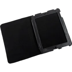 Etui Quer za Apple iPad 2, črno naravno usnje