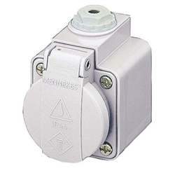 Mennekes Mennekes Schuko vtičnica za površinsko montažo 16A,2p+E,230V 10081, (20859593)